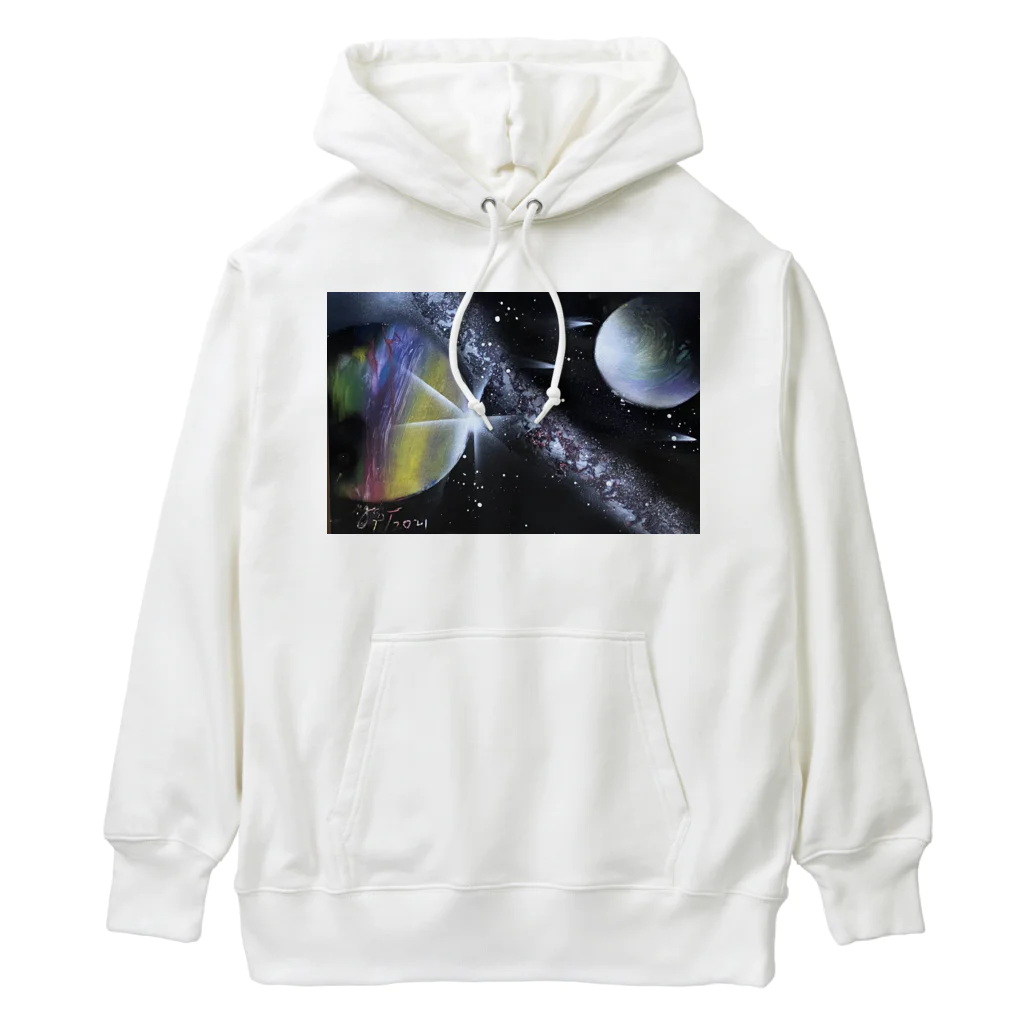 Yessy&Tomo Tienda de artistasの七夕の銀河 Heavyweight Hoodie