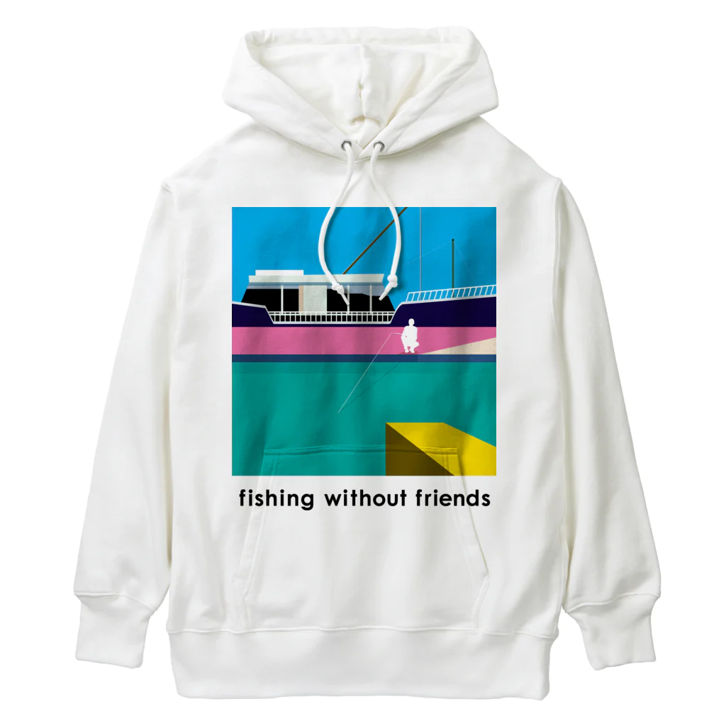 FISHING without FRIENDSのfishing without friends 1 ヘビーウェイトパーカー