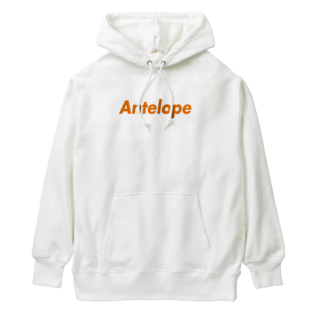 Antelope Sports ClubのAntelope Text ロゴ ヘビーウェイトパーカー