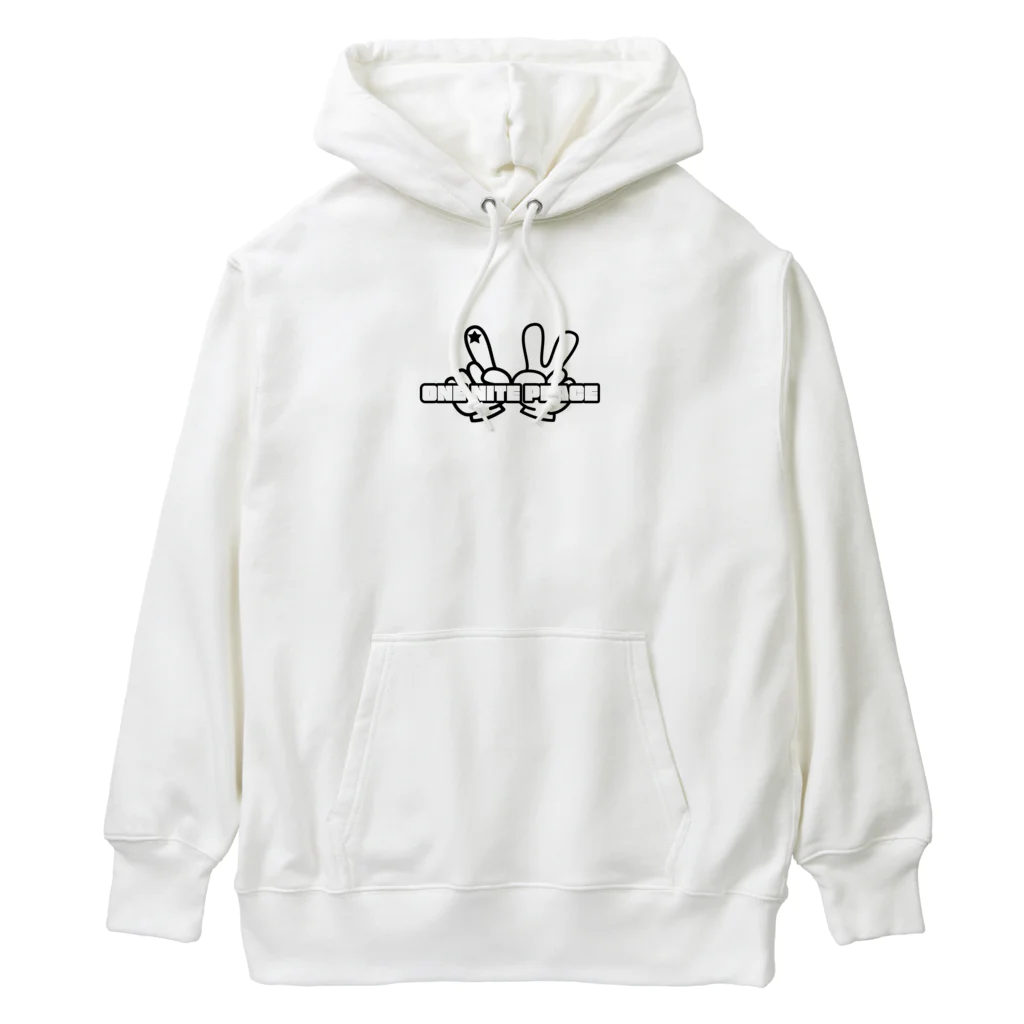 ONE NITE PEACE(ワンナイトピース)のONE NITE PEACE 指ロゴミックス Heavyweight Hoodie