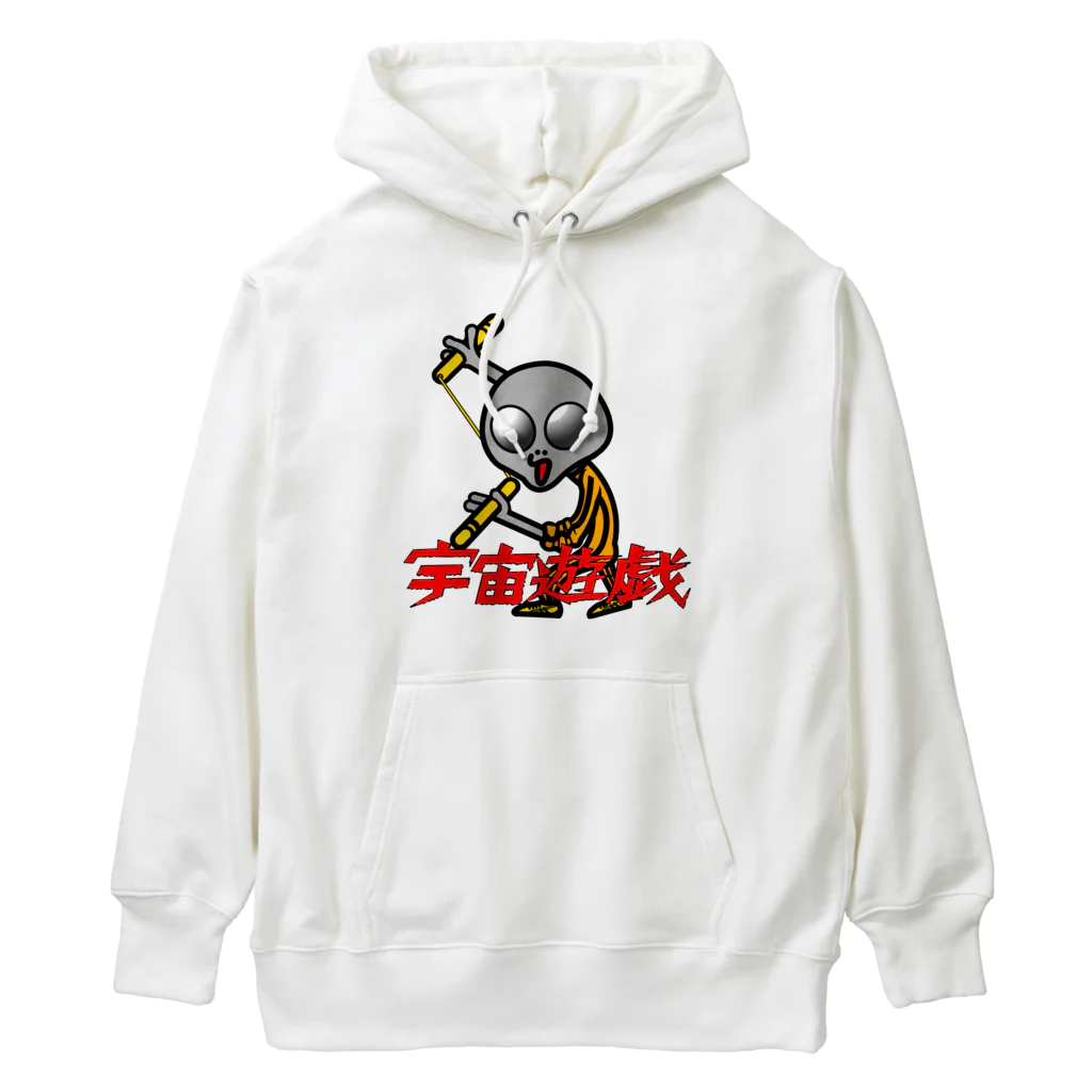 オリジナルデザインTシャツ　SMOKIN'の宇宙遊戯　ヌンチャクポーズ Heavyweight Hoodie