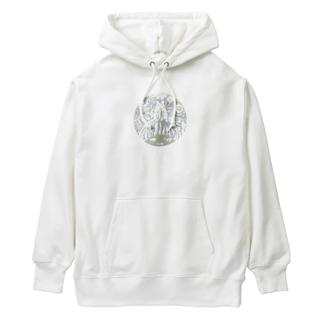 luulnagiのラブリーミロ助　ライトグリーン Heavyweight Hoodie