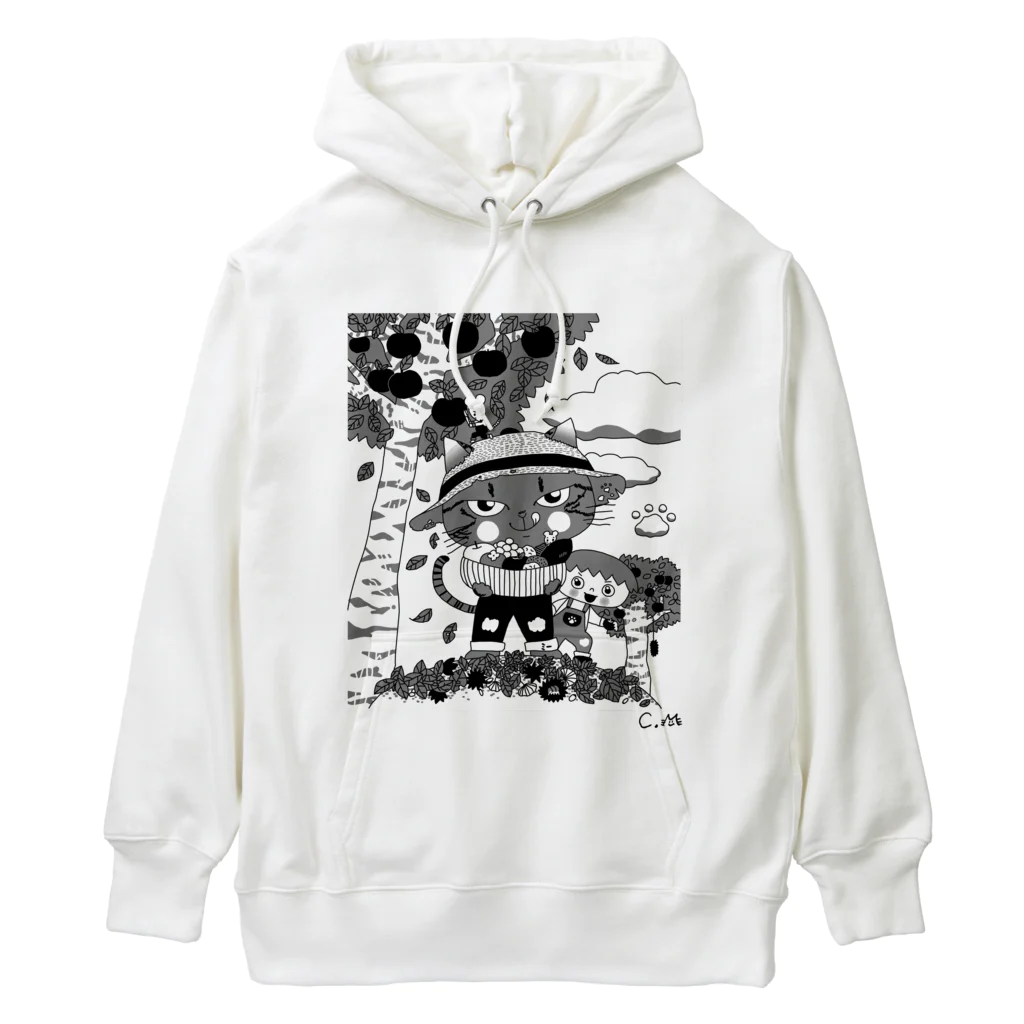 chimamusubiのセミオーダーイラスト商品見本 Heavyweight Hoodie