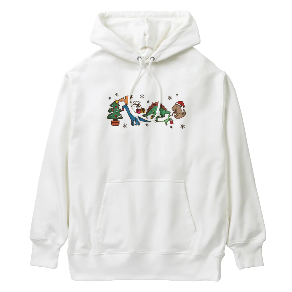 Andiamoの恐竜たちのクリスマス Heavyweight Hoodie