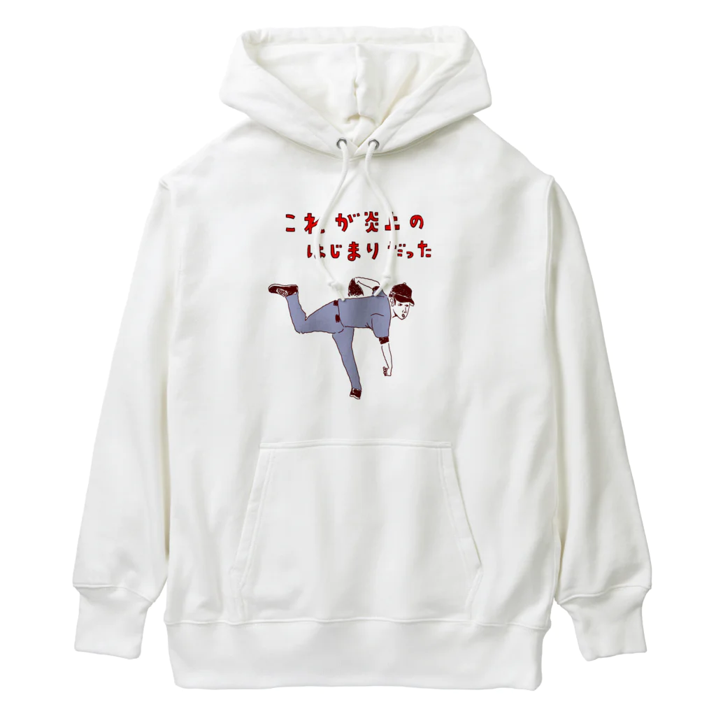 NIKORASU GOのユーモア野球デザイン「これが炎上の始まりだった」 Heavyweight Hoodie