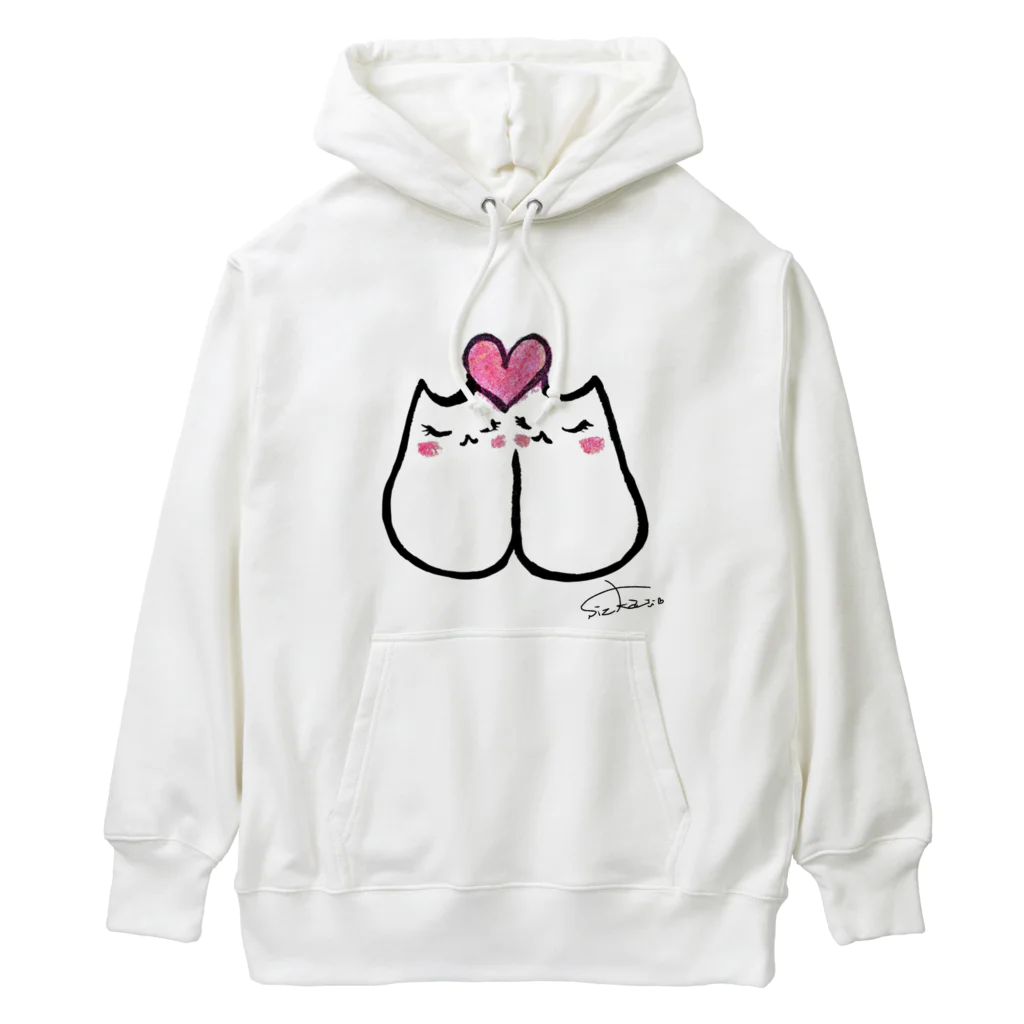 安積静香の『いつも一緒』もな子さん Heavyweight Hoodie