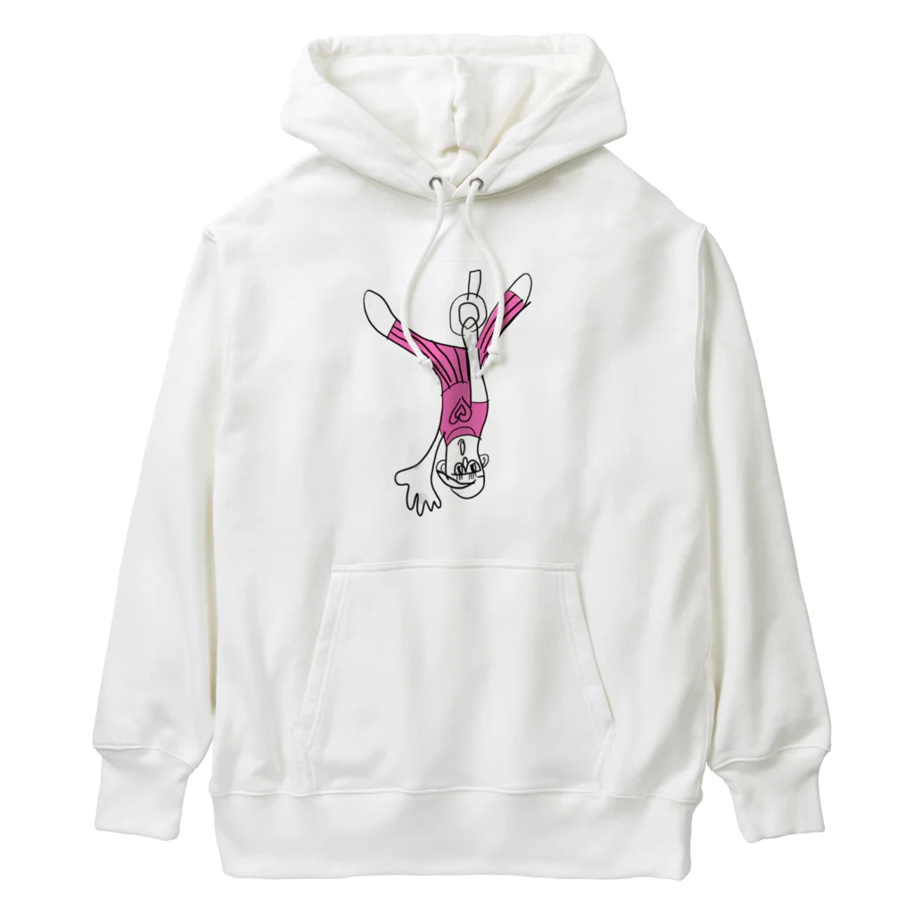 ももまるレディーモモのレディーモモ　ロングTシャツ Heavyweight Hoodie