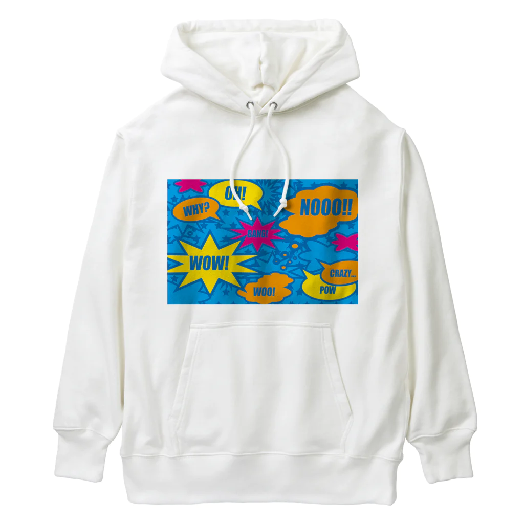 フォーヴァのコミックBLUE Heavyweight Hoodie