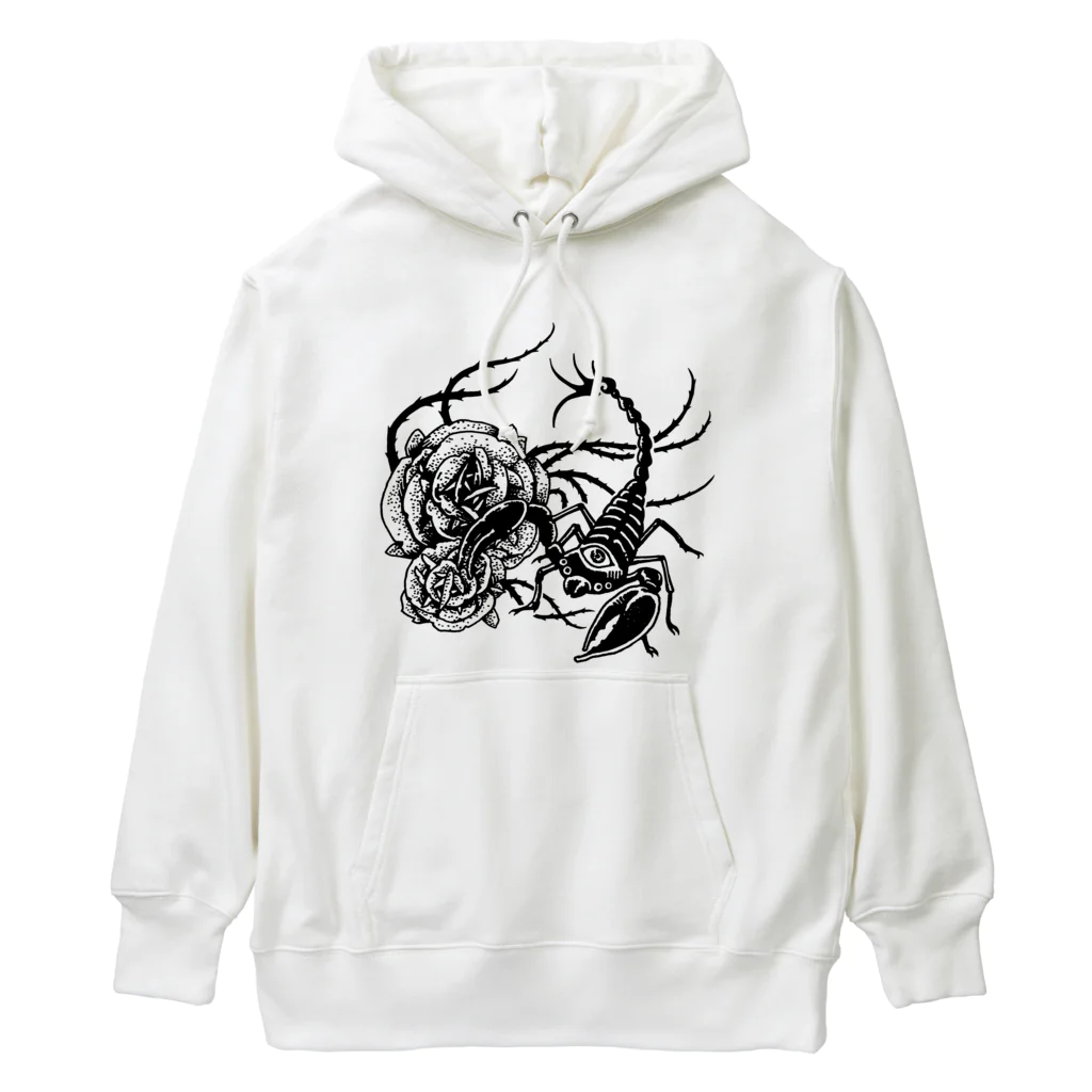 Alba spinaの砂漠の薔薇蠍 Heavyweight Hoodie