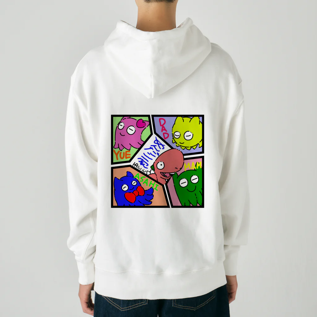 HxA paintshopのめんだこ一家 Heavyweight Hoodie