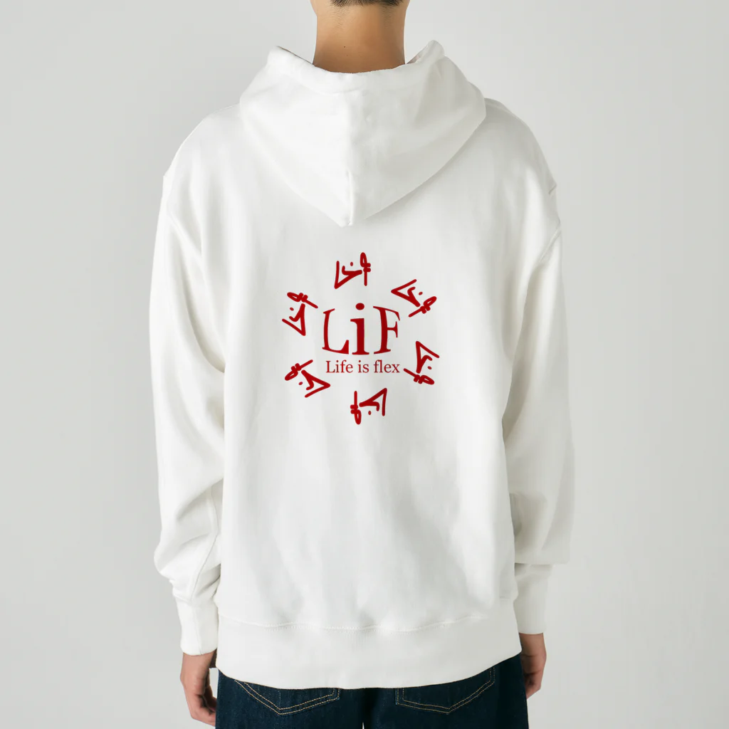 LiFのLiF distortion Heavyweight Hoodie