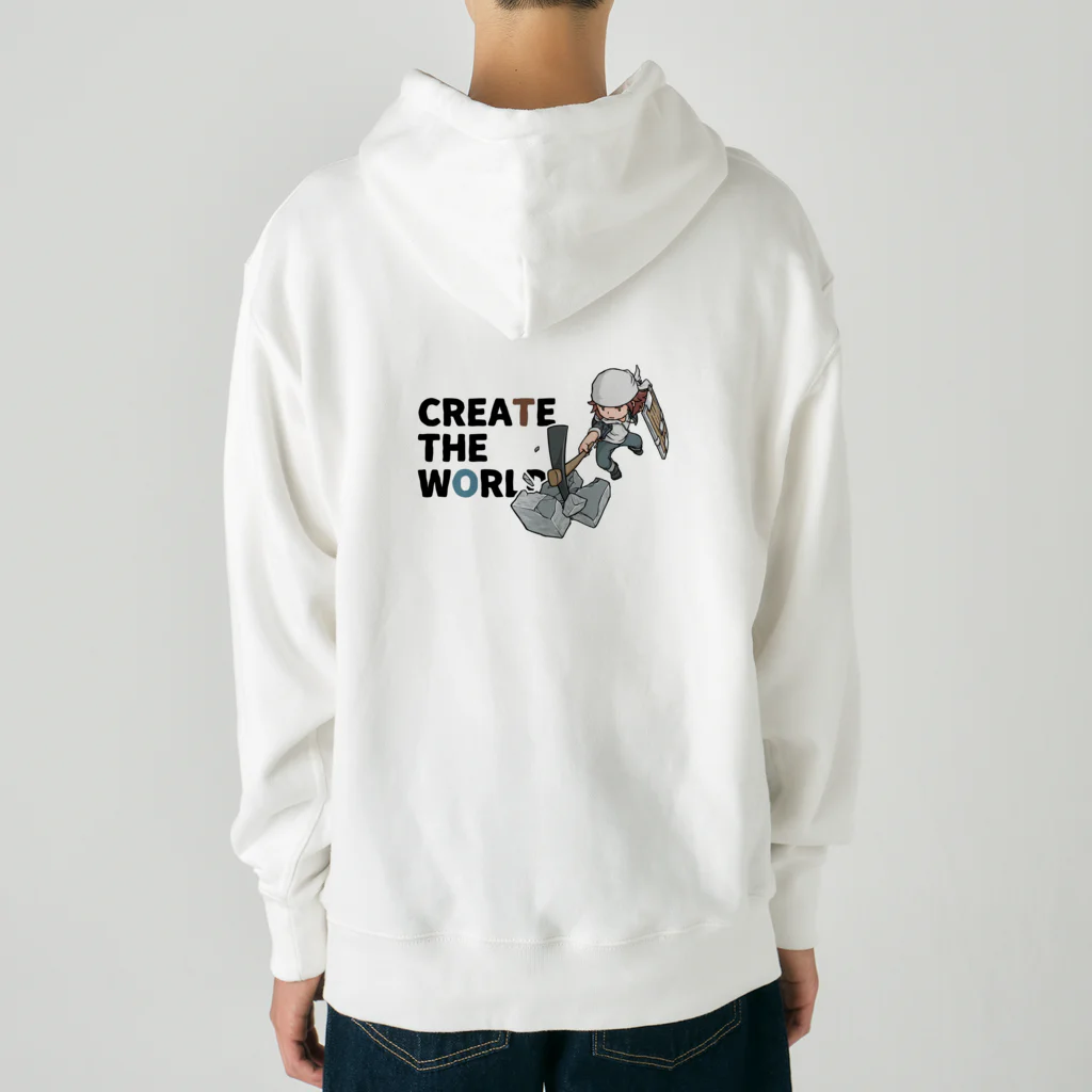 mocchi’s workshopのCREATE THE WORLD ヘビーウェイトパーカー