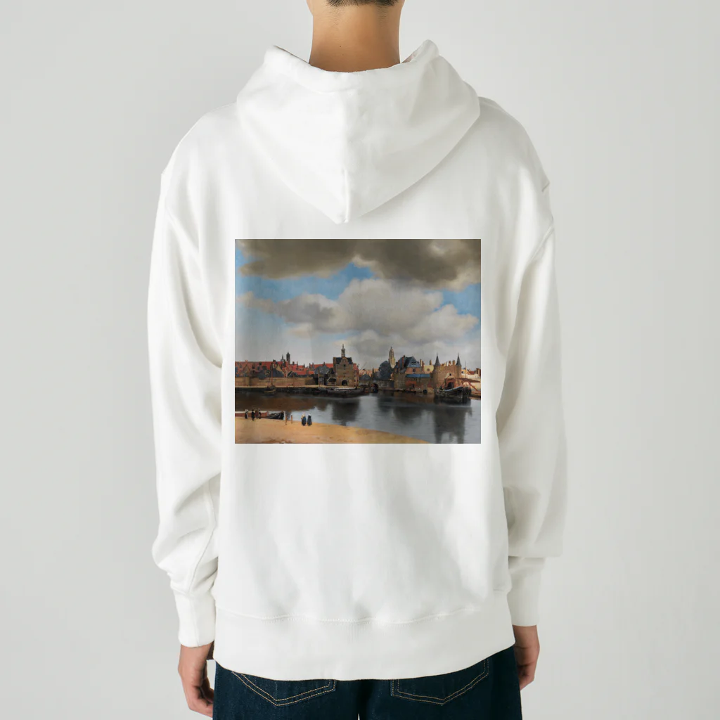 世界美術商店のデルフト眺望 / View of Delft Heavyweight Hoodie