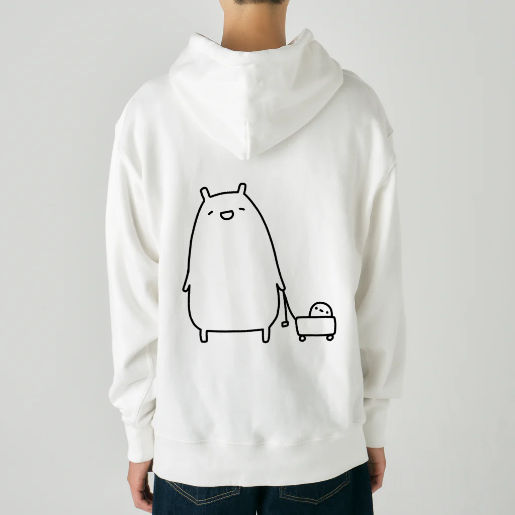 うさやのお散歩をするかわいいねこ Heavyweight Hoodie