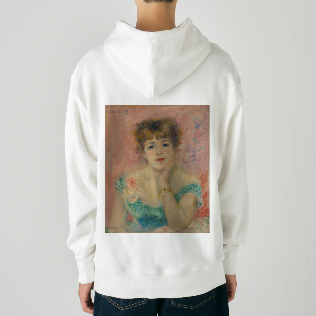 世界美術商店の女優ジャンヌ・サマリーの肖像 / Portrait of the Actress Jeanne Samary Heavyweight Hoodie