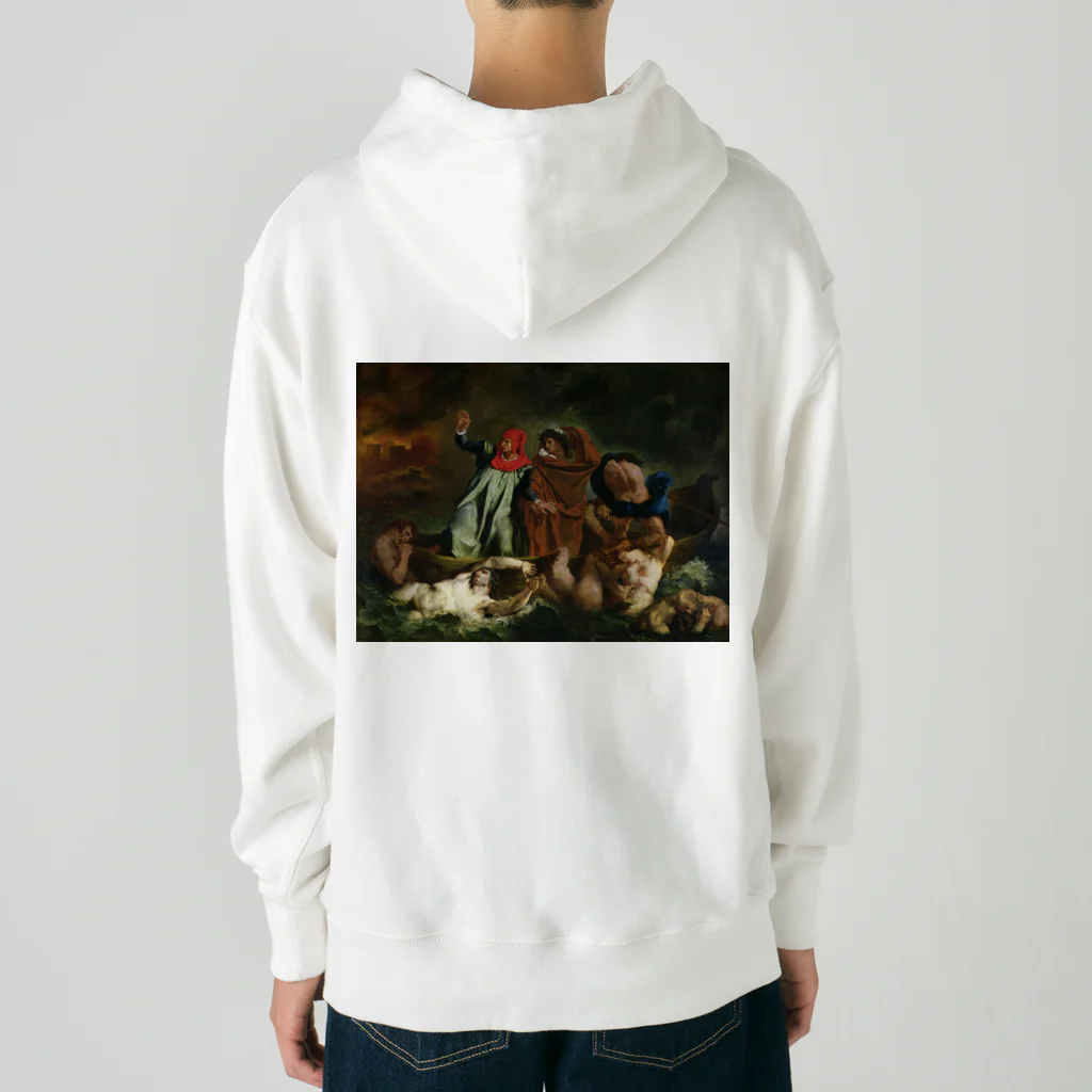 世界美術商店のダンテの小舟 / The Barque of Dante Heavyweight Hoodie