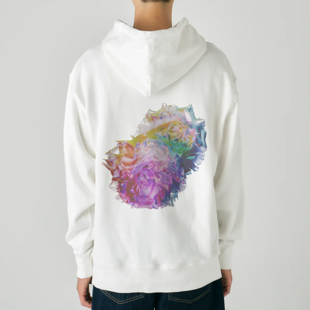 K_flowerのRainbow Carnation Heavyweight Hoodie