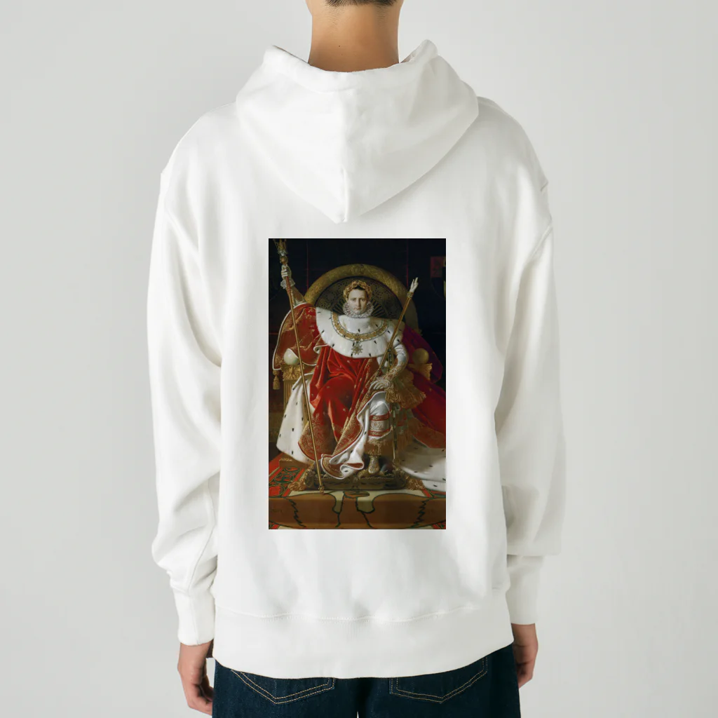 世界美術商店の玉座のナポレオン / Napoleon I on His Imperial Throne Heavyweight Hoodie