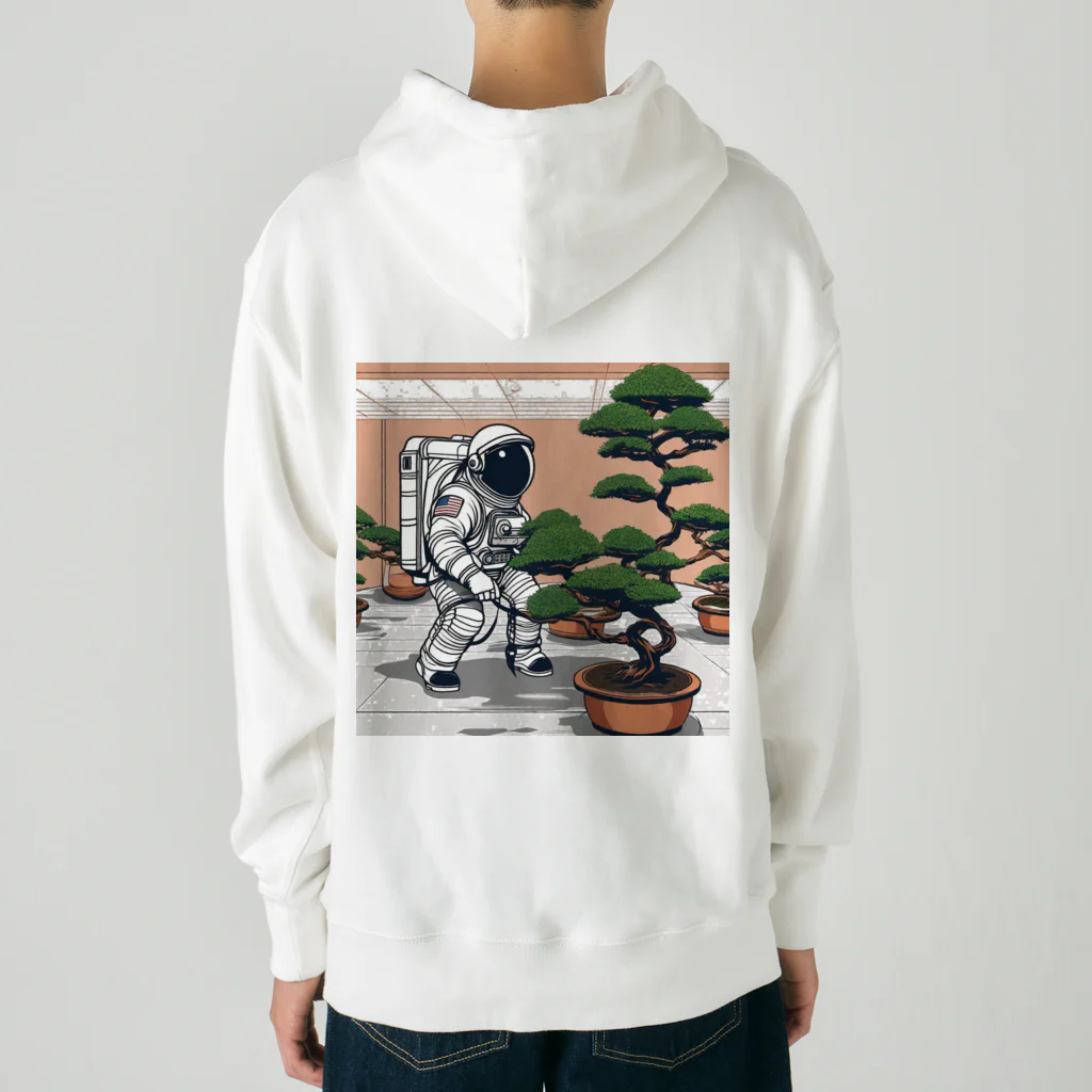 宇宙開発デザイン科のスペース盆栽 Heavyweight Hoodie