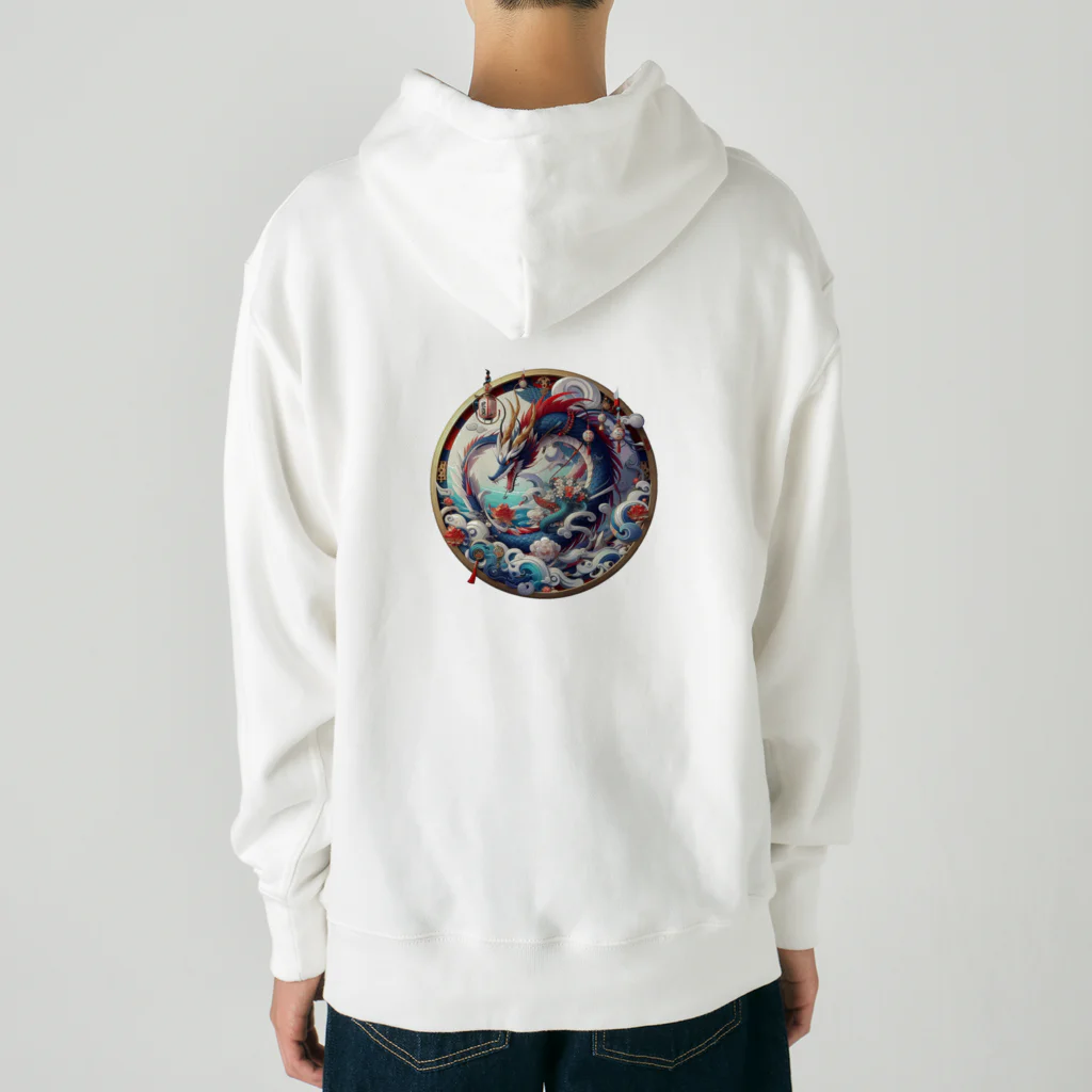 終わらない夢🌈の龍✨ Heavyweight Hoodie