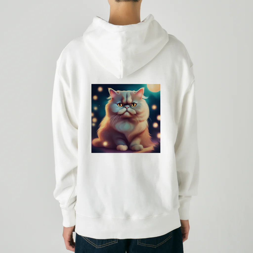 レモングラスのごきげんなペルシャ猫 Heavyweight Hoodie