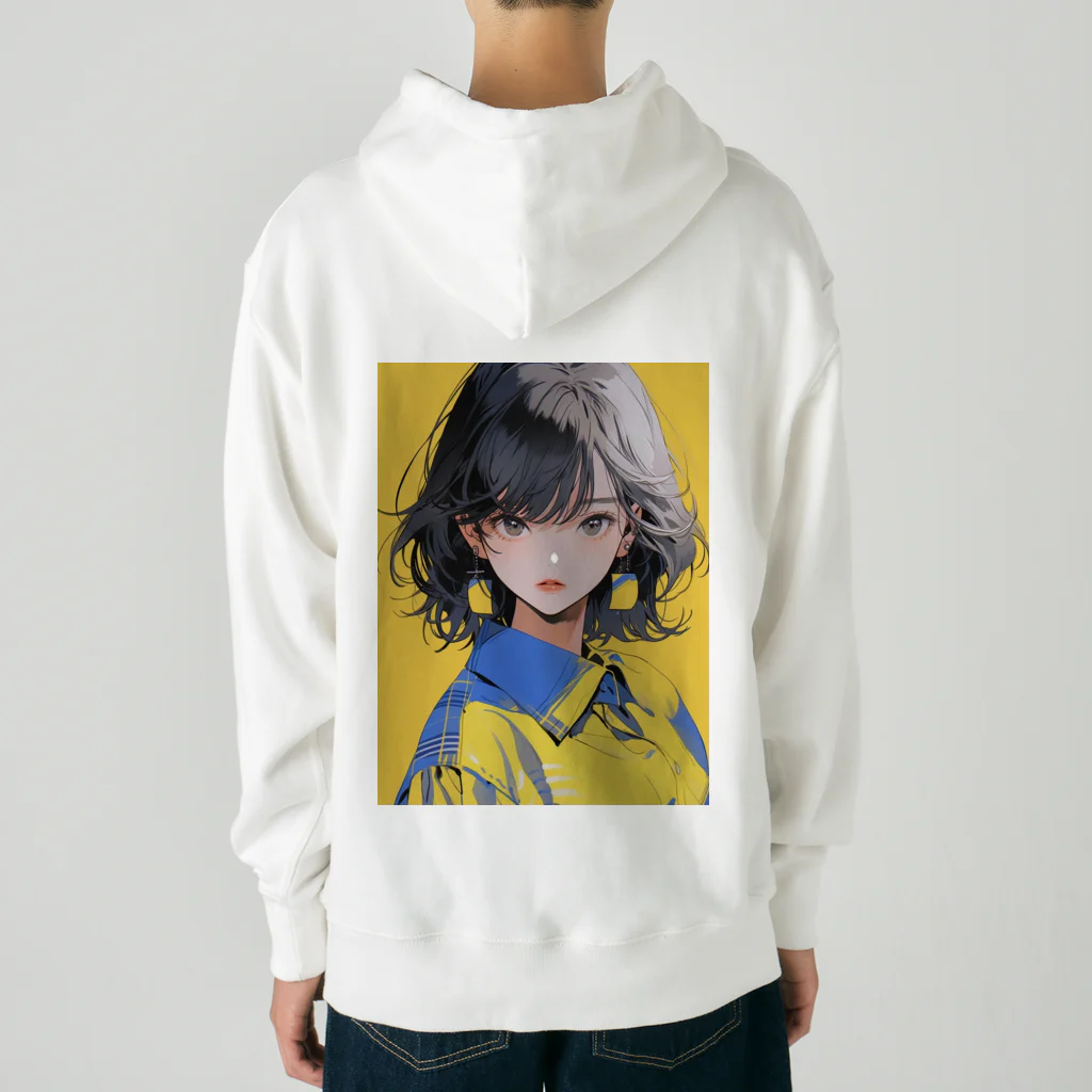 yanagi029のワイシャツ女子 Heavyweight Hoodie