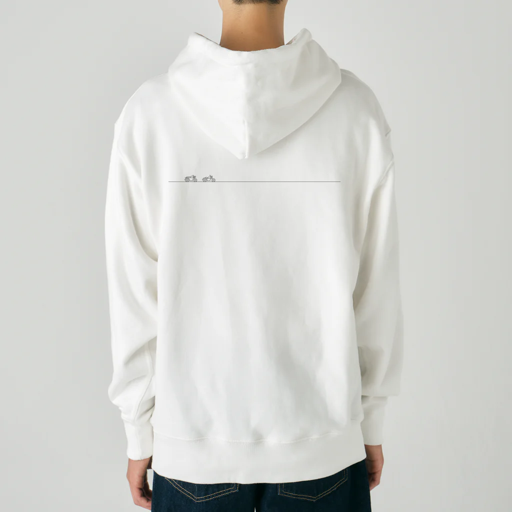 TAMANITABIのマスツーTシャツ_先頭3台後尾2台 Heavyweight Hoodie