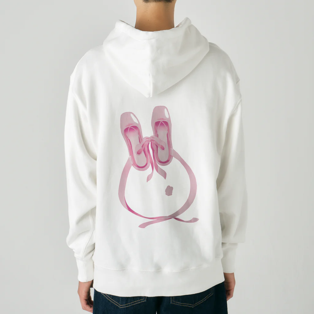 soratoのトゥシューズのうさぎ Heavyweight Hoodie