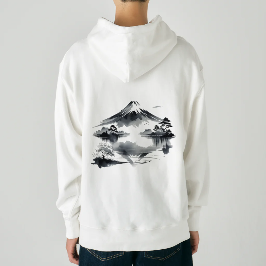 WAFU_JAPANのMirroring Mt.Fuji Heavyweight Hoodie