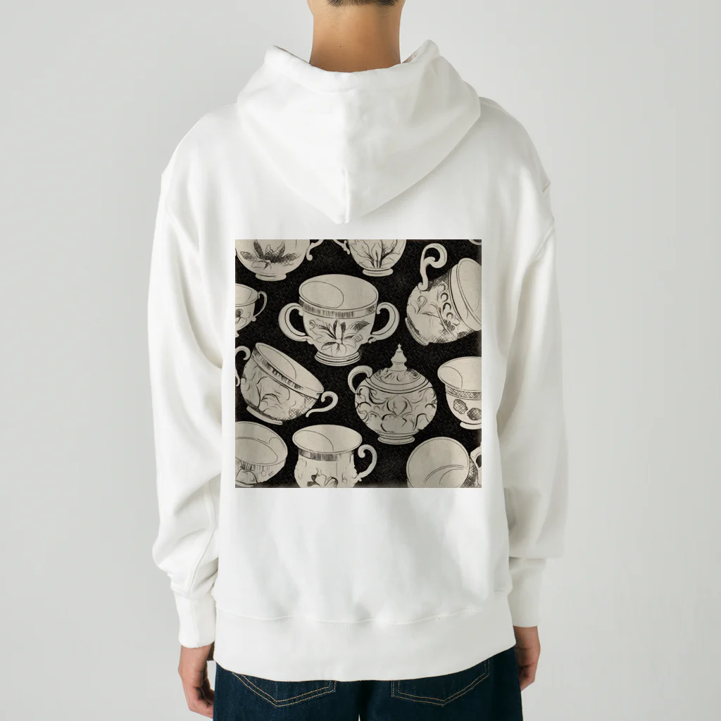 (っ◔◡◔)っ ♥ Le Petit Trésor ♥の花の詩カップ(The Flower Poetry Cup) Heavyweight Hoodie