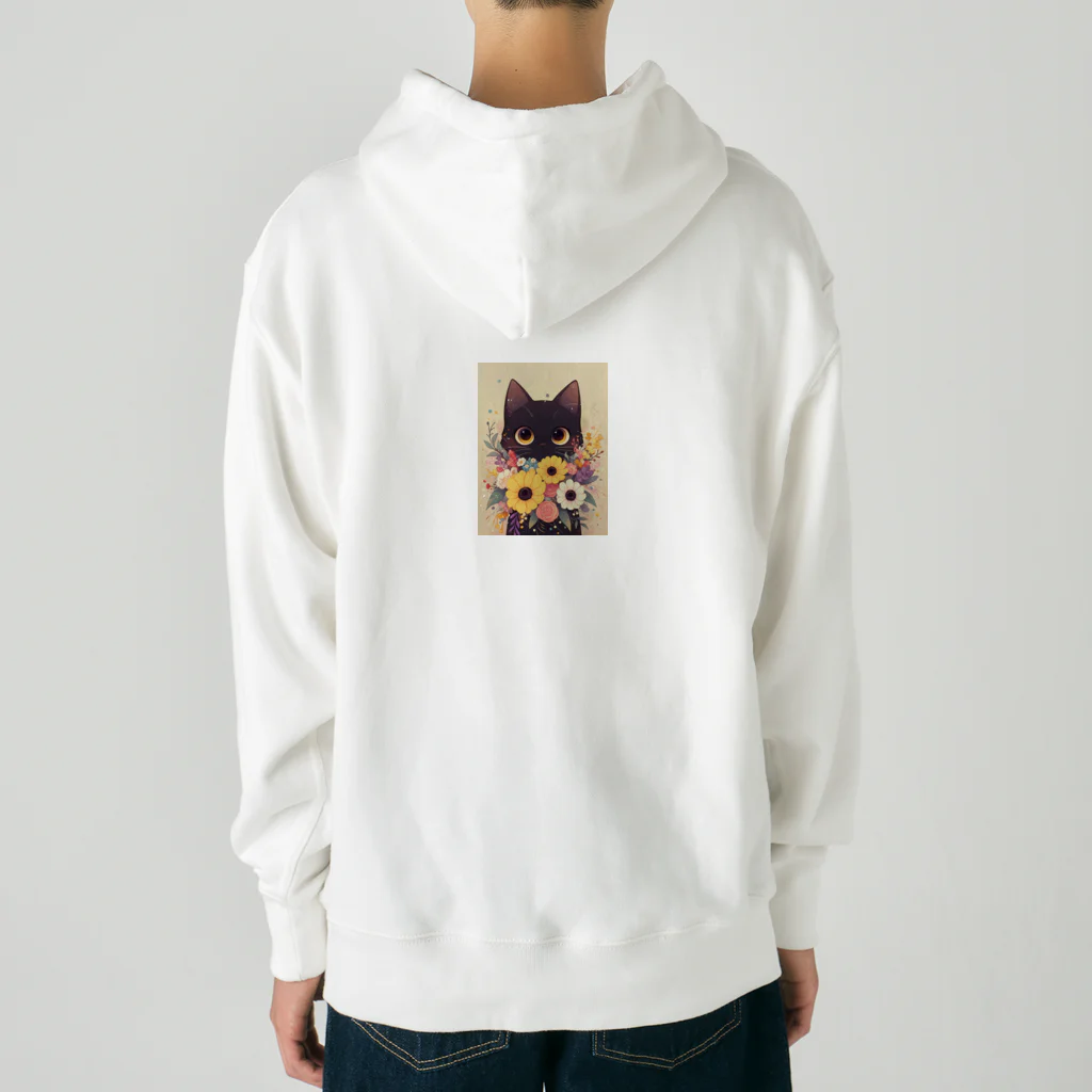 AQUAMETAVERSEの花束を猫に　Hime  253 Heavyweight Hoodie