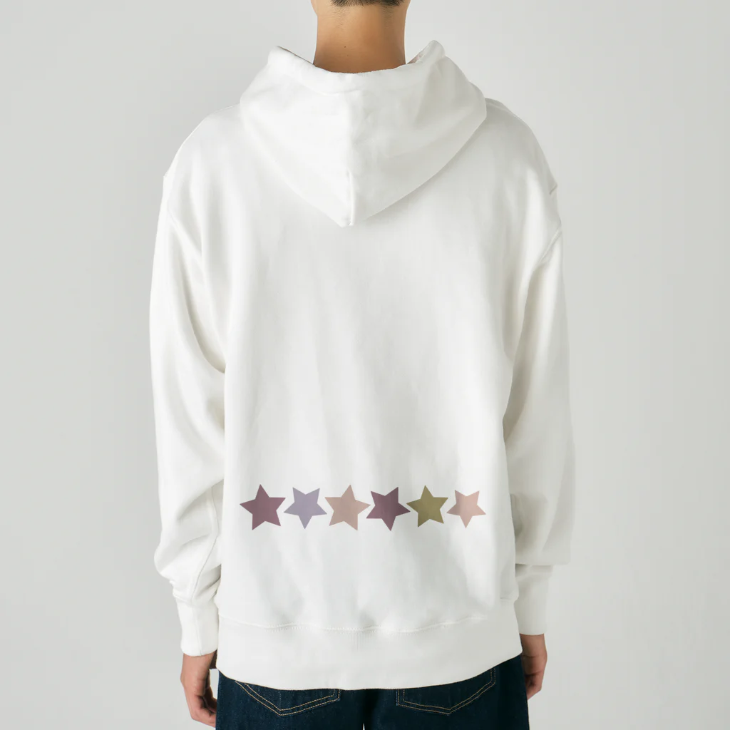 つきしょっぷのくすみカラーの星 Heavyweight Hoodie