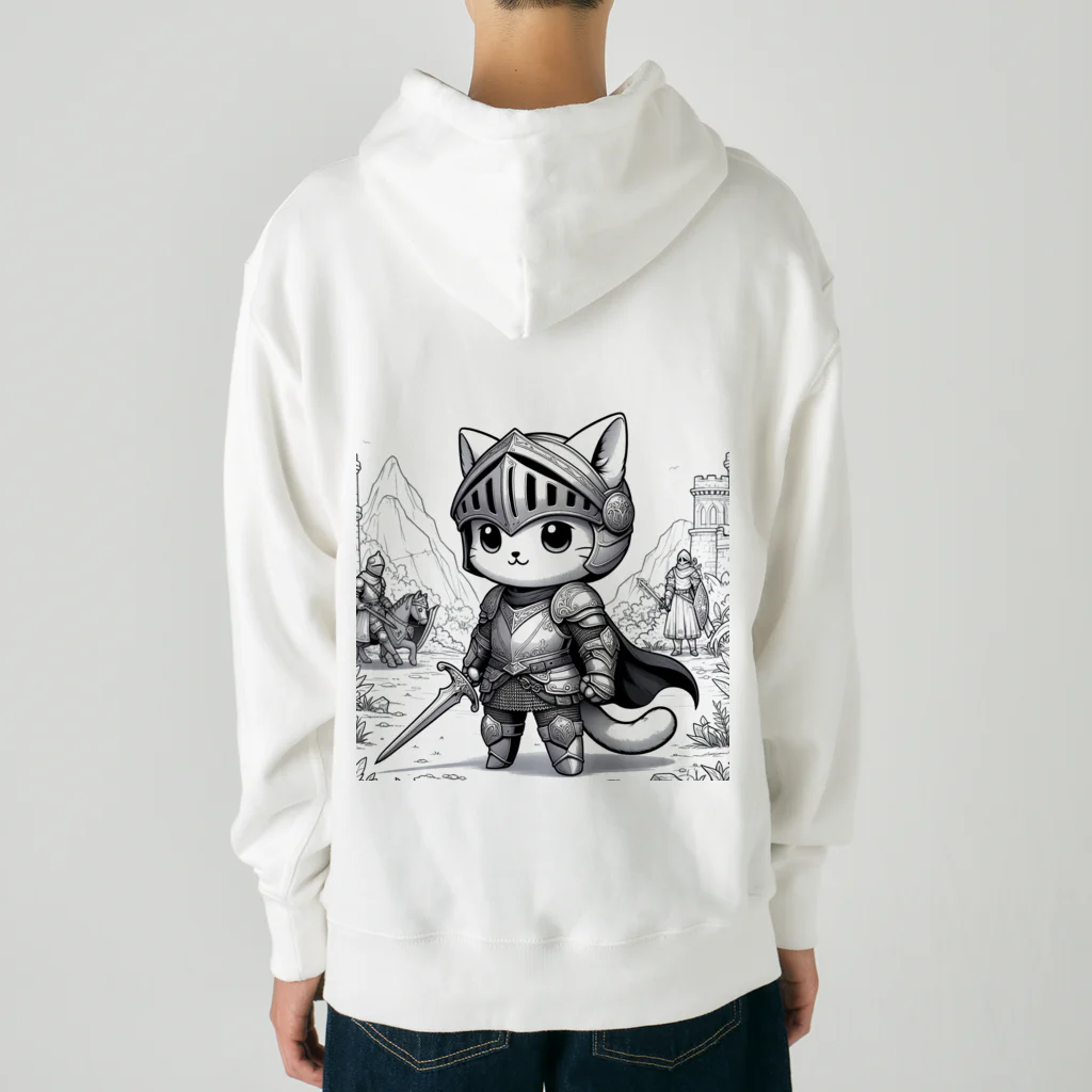 われらちきゅうかぞくのナイト キャッツ(Knight Cats) Heavyweight Hoodie