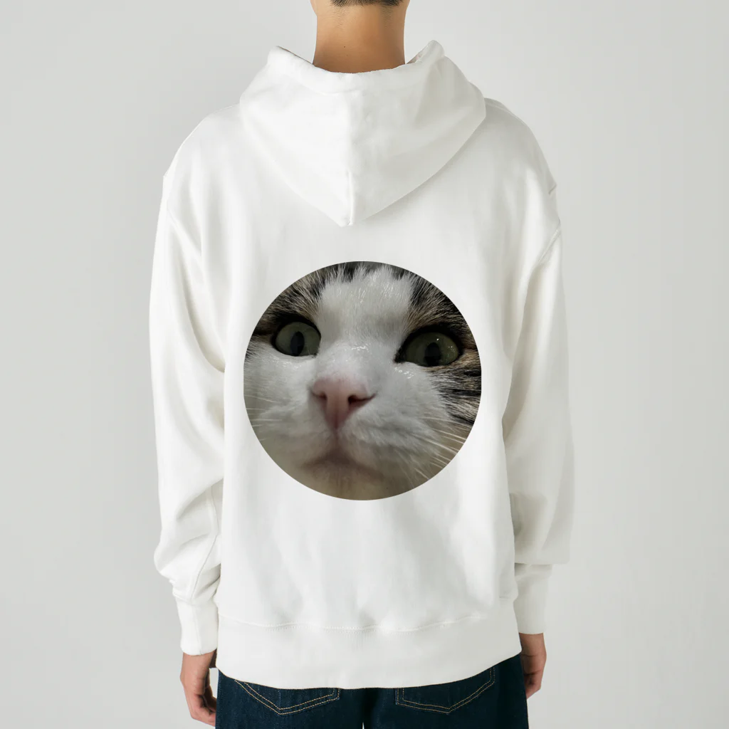 うちのにゃんず🐈のみーみーちゃんのメンチ Heavyweight Hoodie