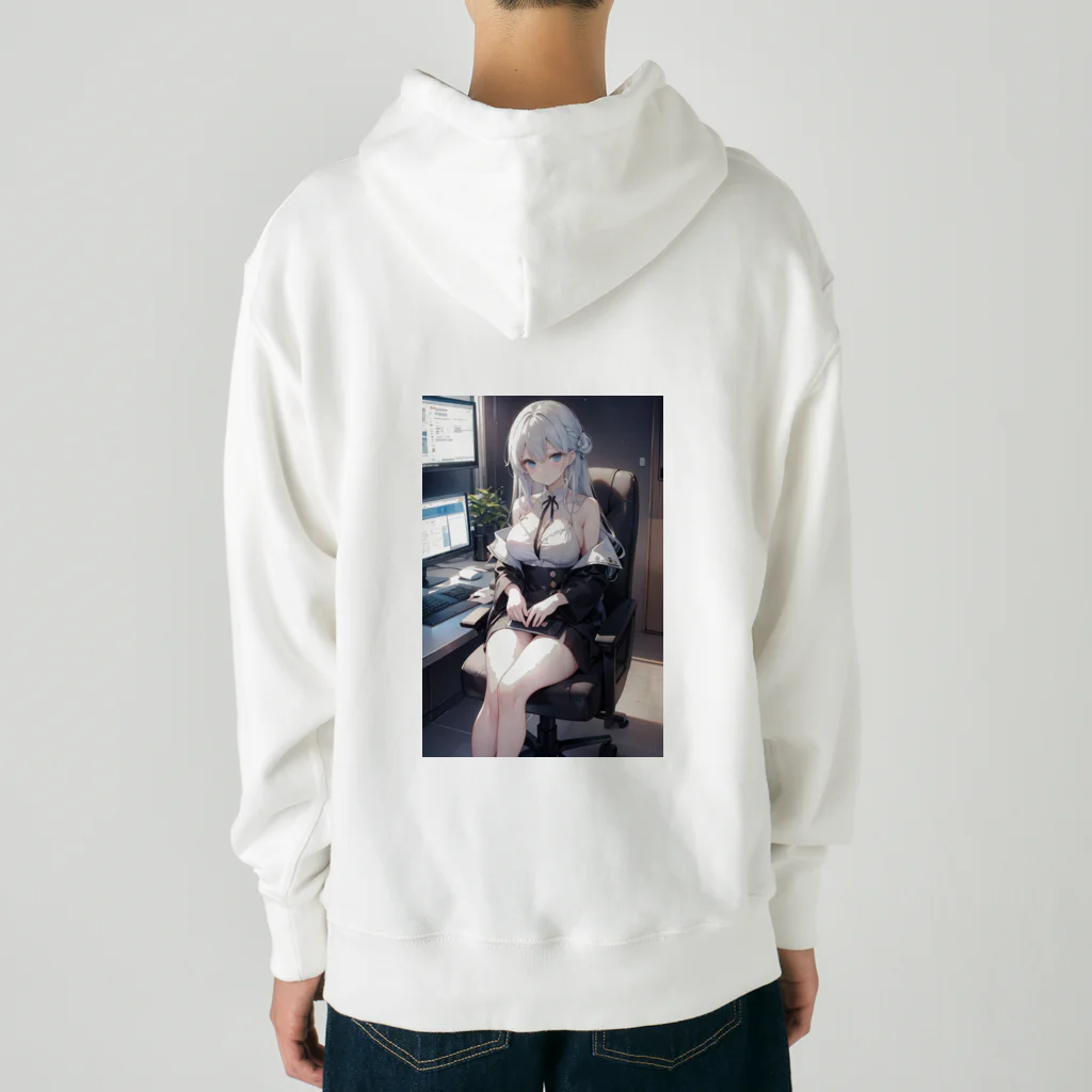 巫女スタぐらむの可愛い上司 Heavyweight Hoodie