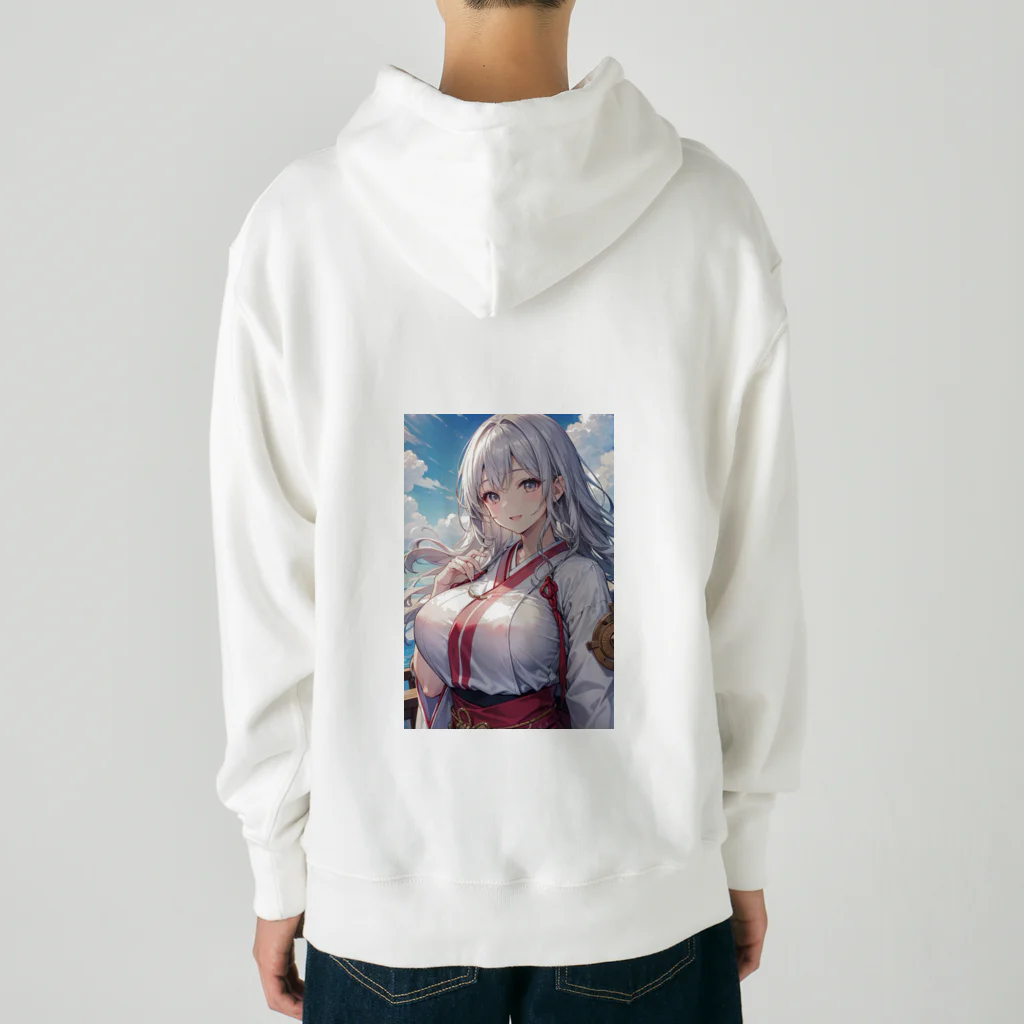 巫女スタぐらむの巫女姿のママ Heavyweight Hoodie