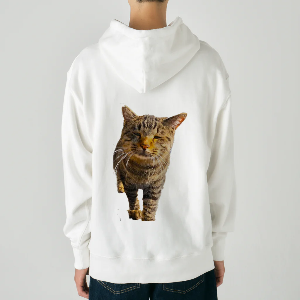 猫島のじかんのごめ～んにゃさい Heavyweight Hoodie