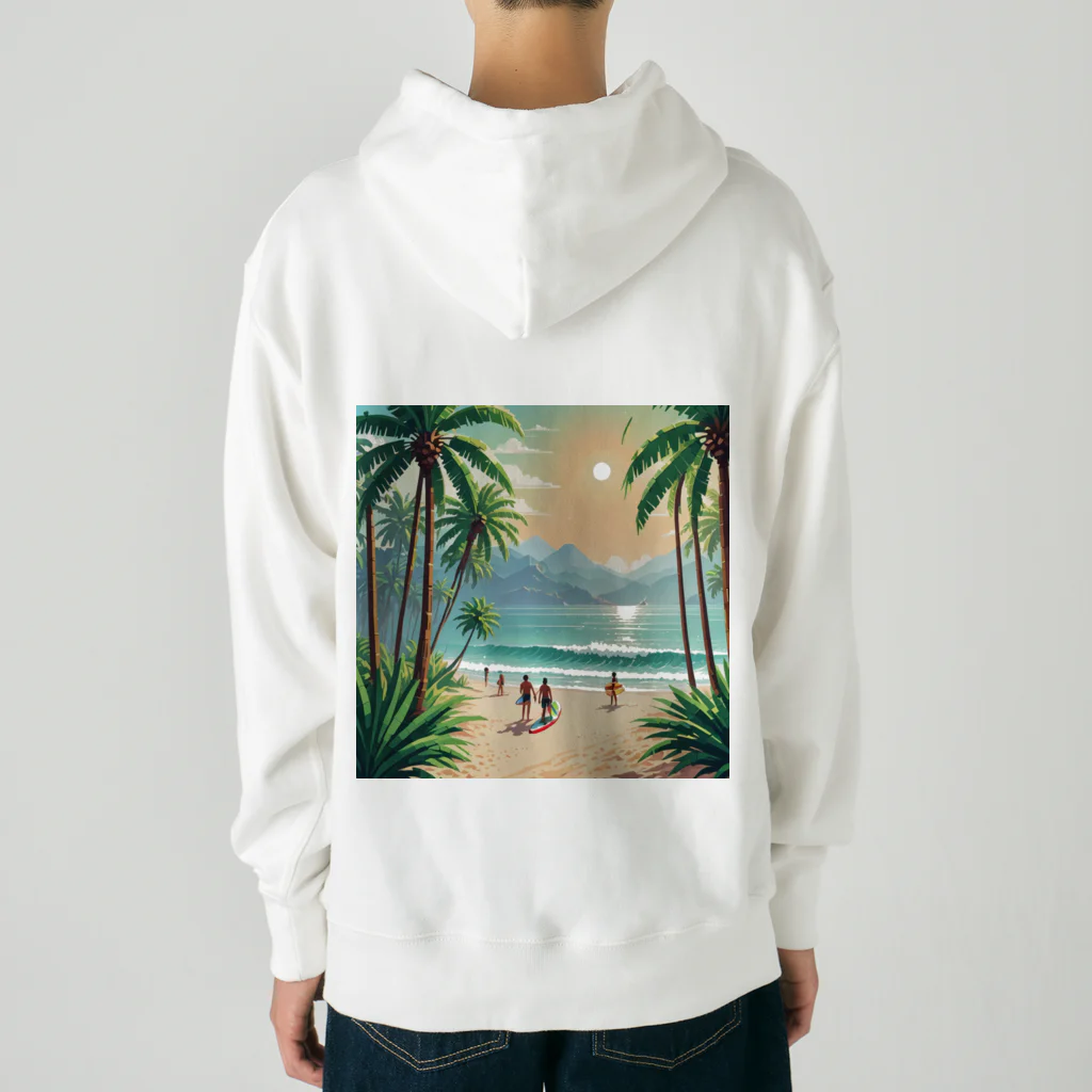 Paradise ExploreのPalm Breeze Bliss Heavyweight Hoodie