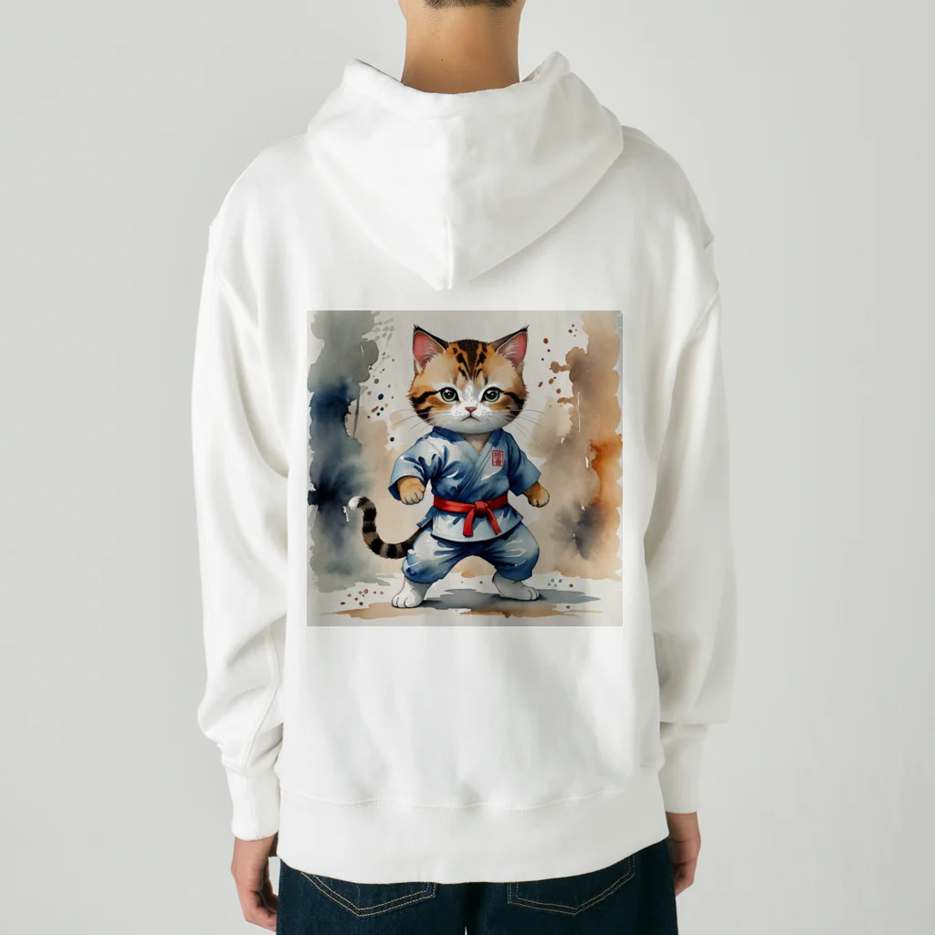 なむねこのさぁ！かかってこいニャ Heavyweight Hoodie