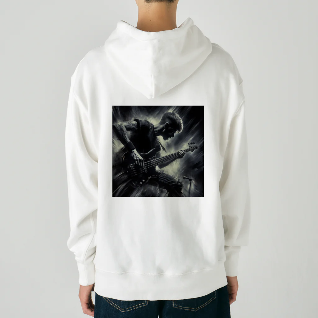 山月海のbassist Heavyweight Hoodie