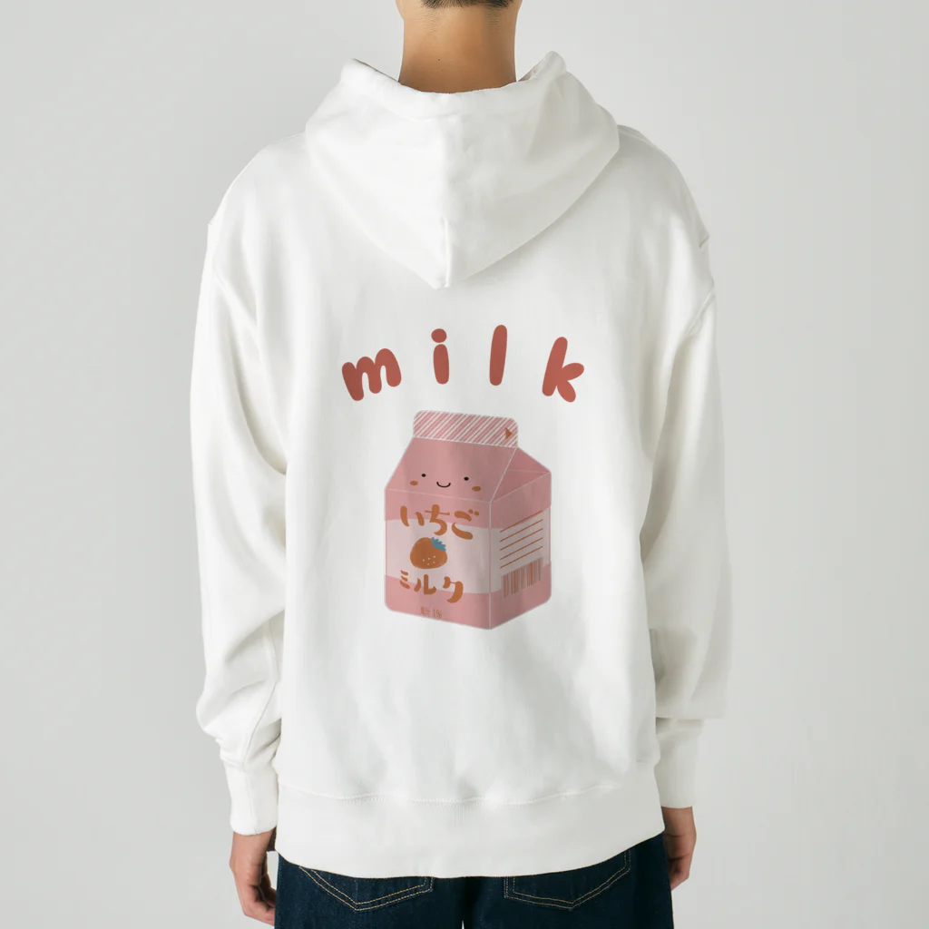 ひるね本箱　Hirune Honbako のいちごミルク Heavyweight Hoodie