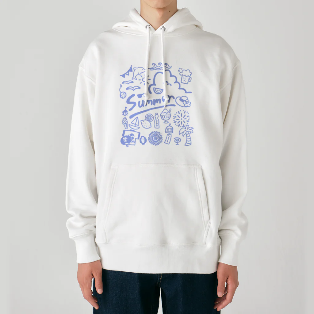 Andiamoの夏コレ（紫） Heavyweight Hoodie