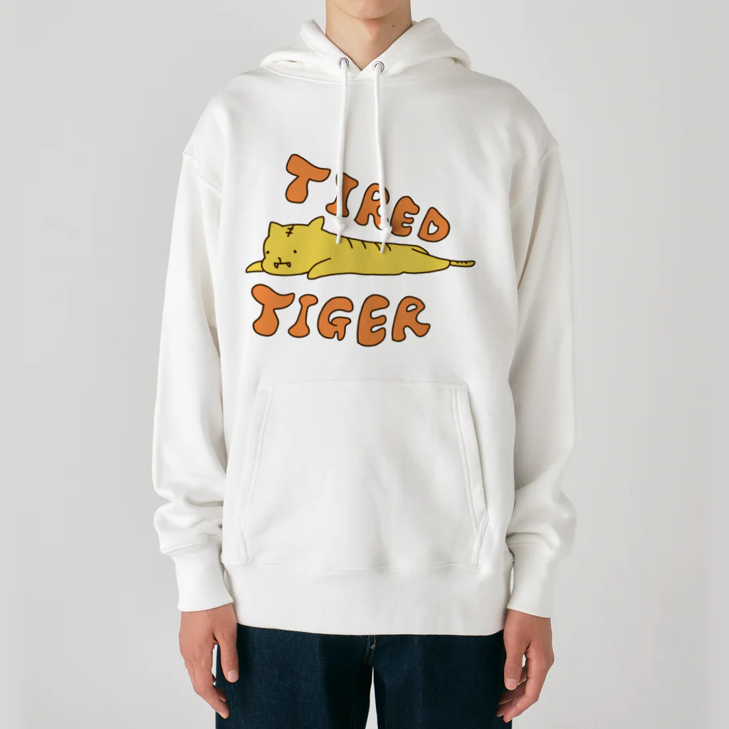 超健康のTIRED TIGER Heavyweight Hoodie