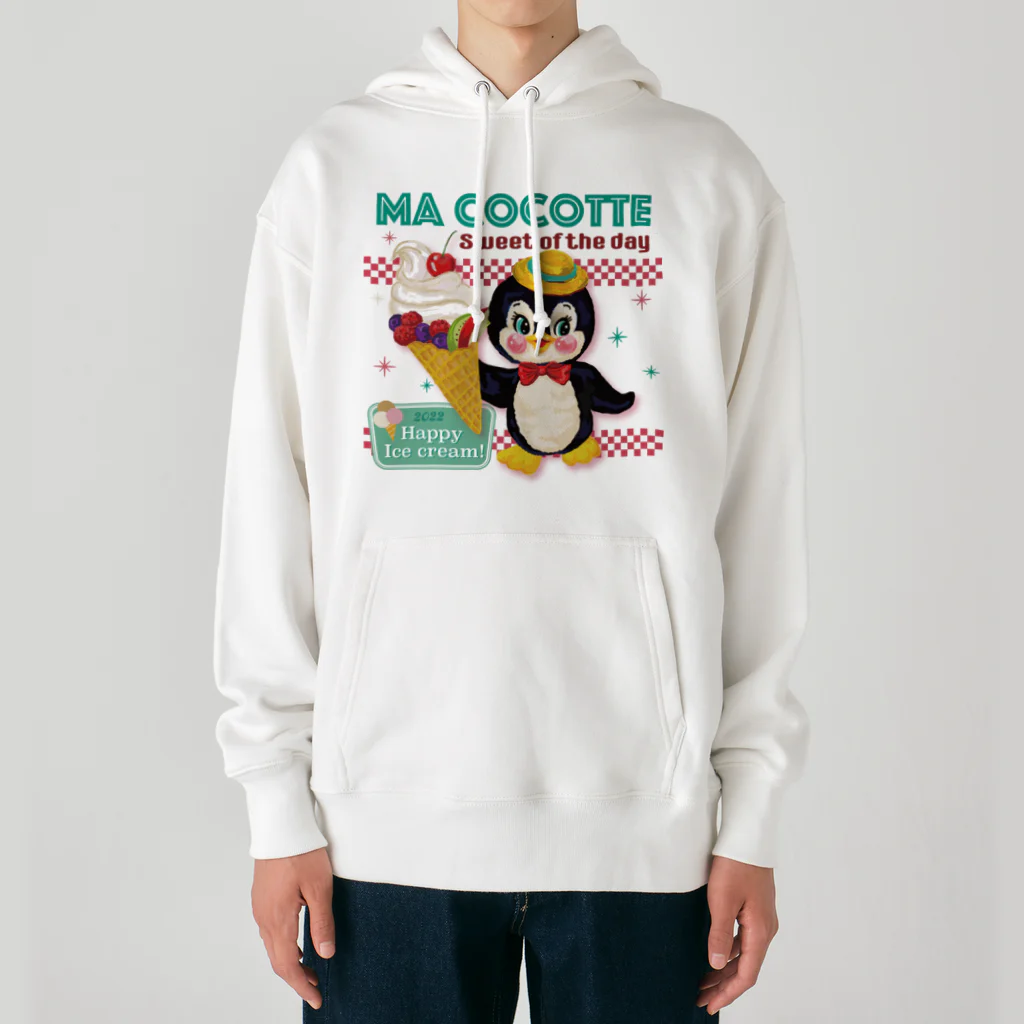 　Ma cocotte （まここっと）のアイスペンギンWH ヘビーウェイトパーカー