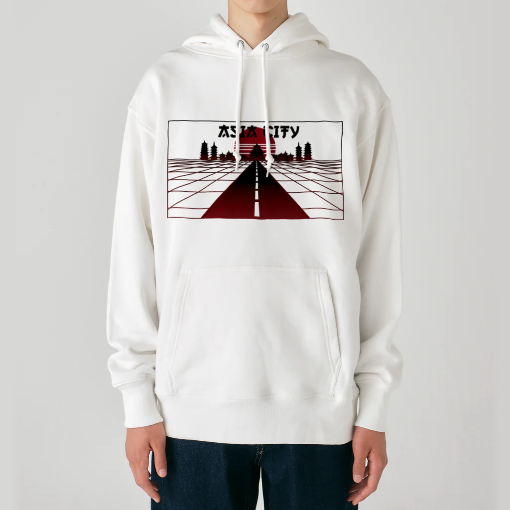 中華呪術堂（チャイナマジックホール）の vaporwave asiacity  Heavyweight Hoodie