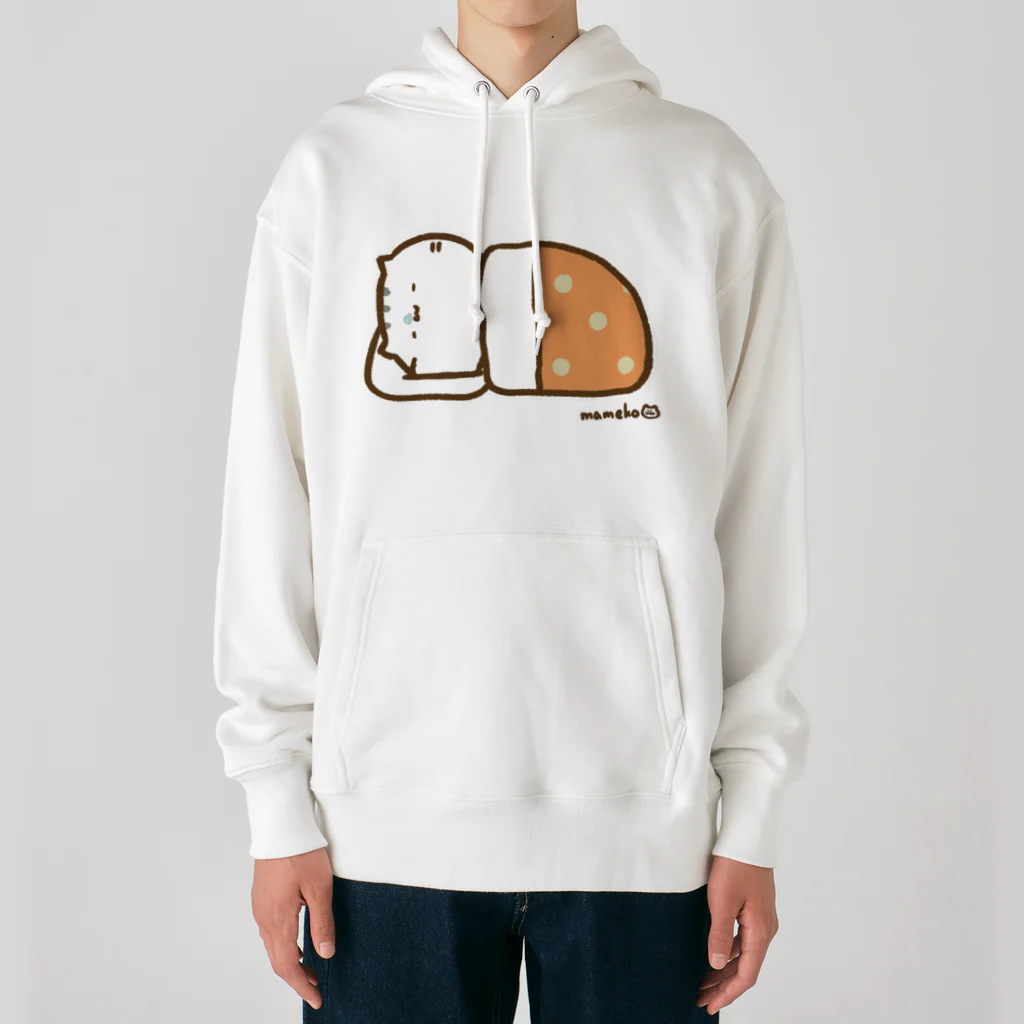 まめこ'ずショップの寝るねこ Heavyweight Hoodie