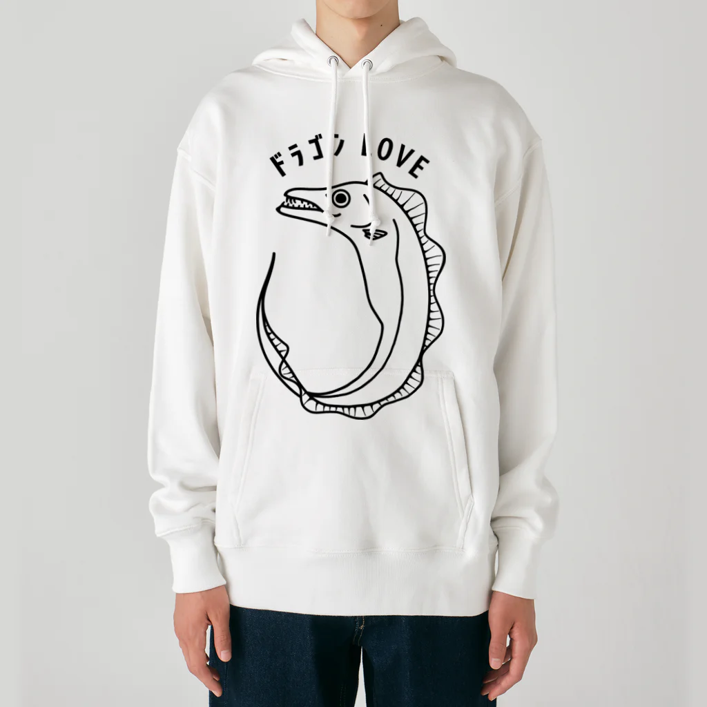 釣りバカ　Love FishingのドラゴンLOVE Heavyweight Hoodie