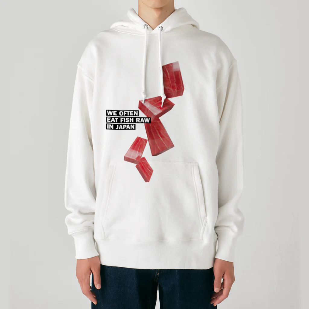 LONESOME TYPE ススの日本ではしばしば魚を生で食べる（まぐろ） Heavyweight Hoodie