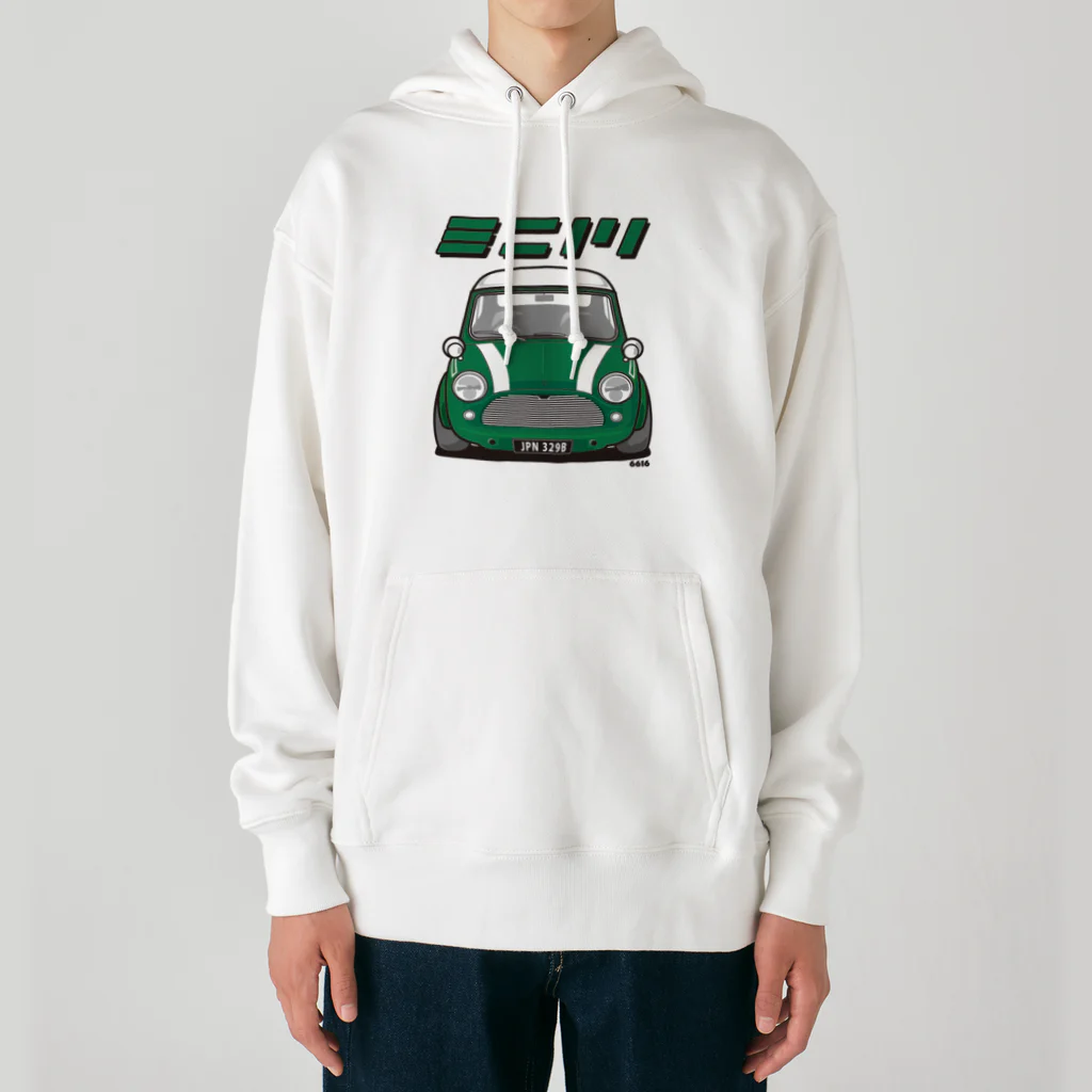 DwanG・・ dog & garden +🇬🇧cars items のミニノリ(GREEN) Heavyweight Hoodie