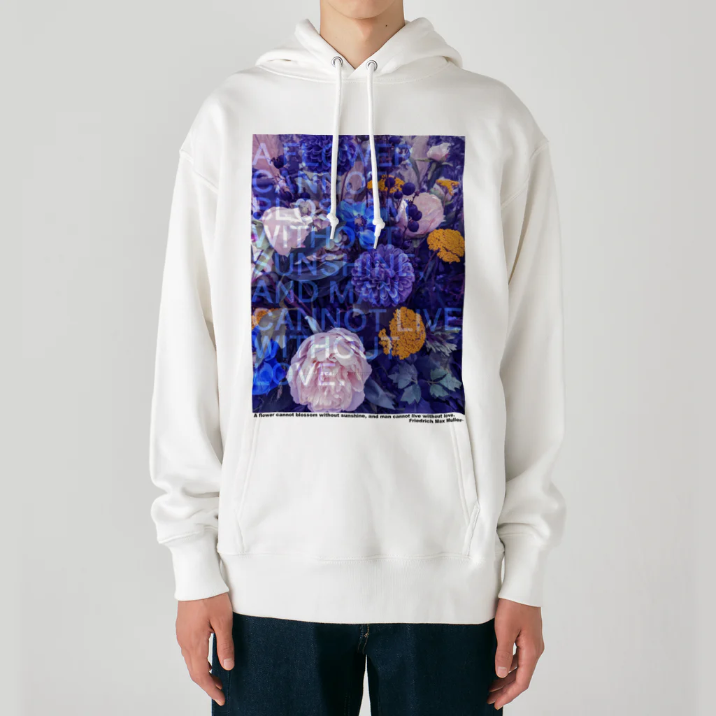 hisamerukaの人生を豊かにする格言・花 Heavyweight Hoodie